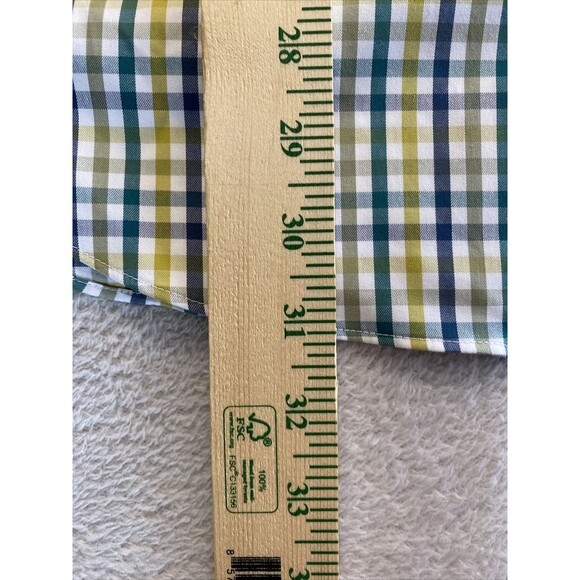 Duluth Trading Wrinklefighter Shirt Men's Small Window Check Plaid Long Sleeve - Picture 5 of 8